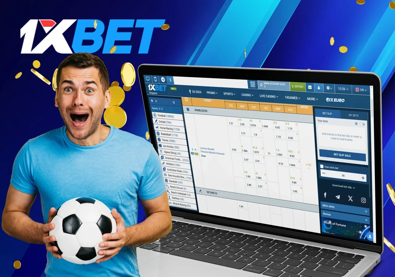 4 join the action with 1xbet get started in minutes web