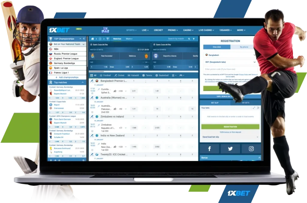 Official website 1xbet in Bangladesh for online sports betting web